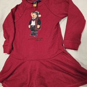 Ralph Lauren Red Bear Dress